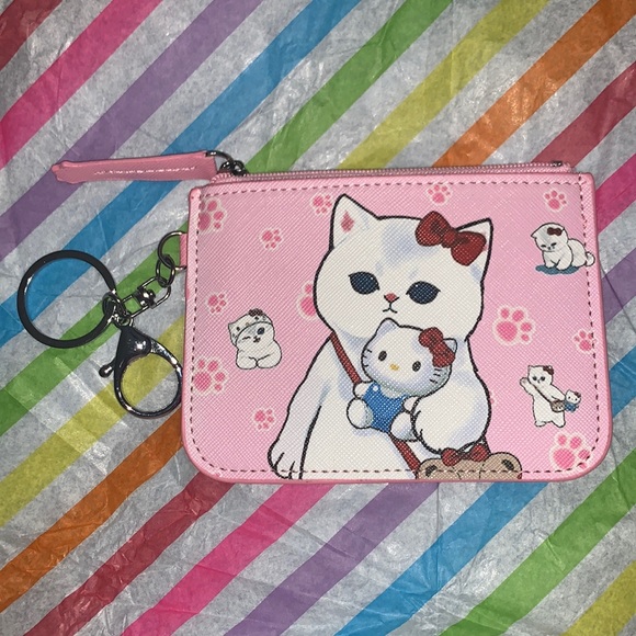 Hello Kitty Handbags - Hello Kitty and kitten card holder coin bag